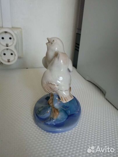 Статуэтка СССР Песнопение Старая Гжель