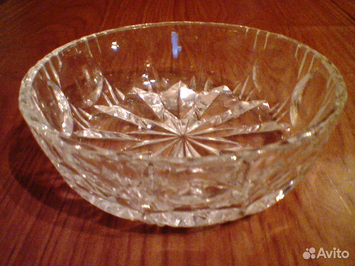 Вазы, конфетницы,набор хрусталя