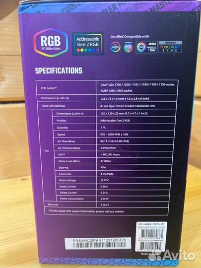 Кулер Cooler Master Hyper 212 Halo Black (RR-S4KK