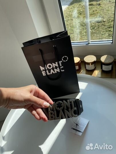 Мужской ремень Mont Blanc