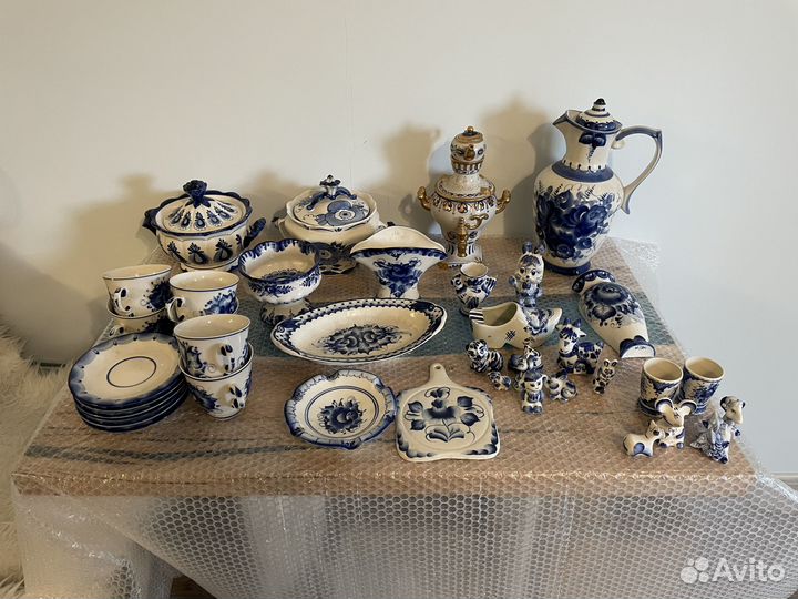 Фарфоровая посуда Гжель