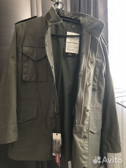 Парка alpha industries M-65 field coat olive