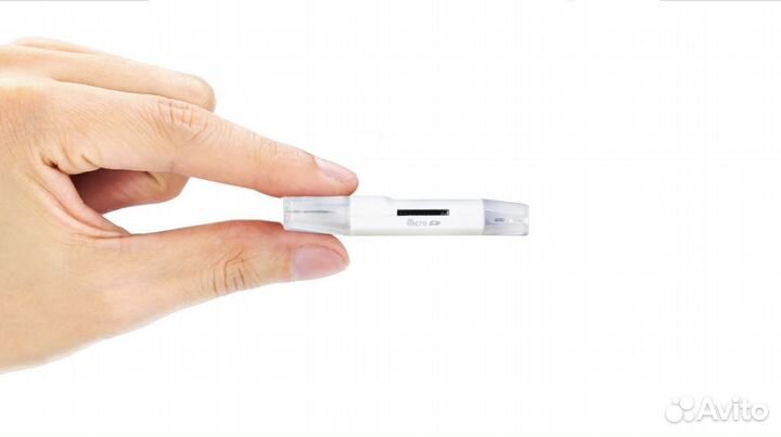 Флешка для iPhone со сменной SD картой до 128 гб