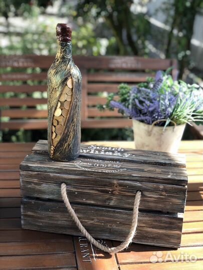 Бутылка декоративная