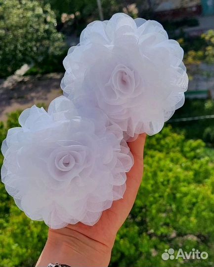 Пышные банты в школу (школьные банты)