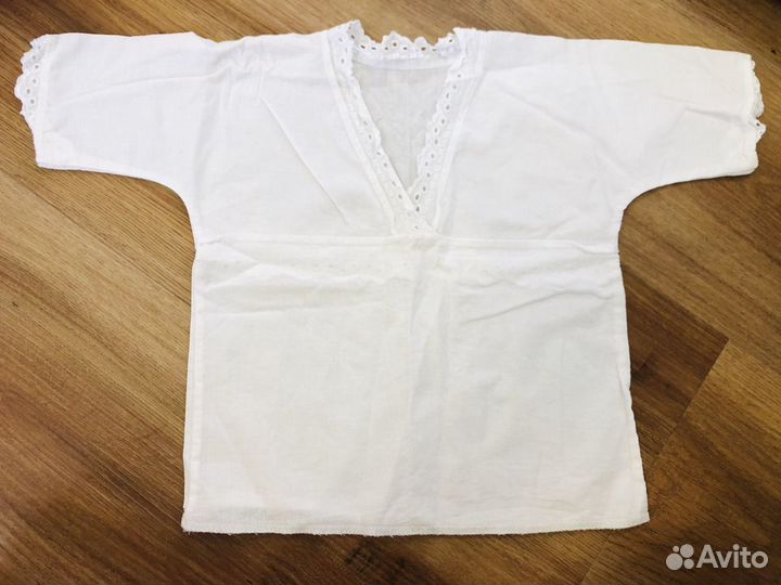 Крестильная рубашка на новорождённого