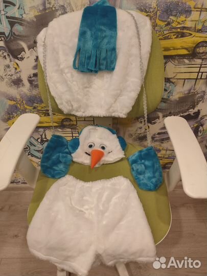 Новогодний костюм снеговика