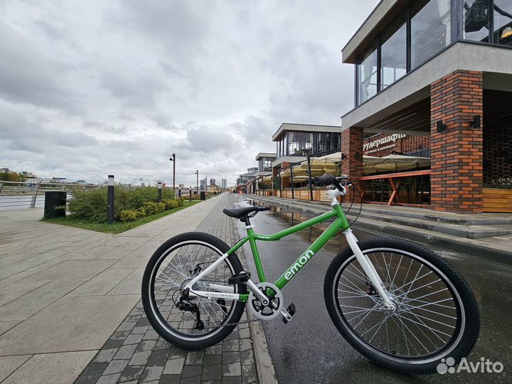 Велосипед emon зеленый