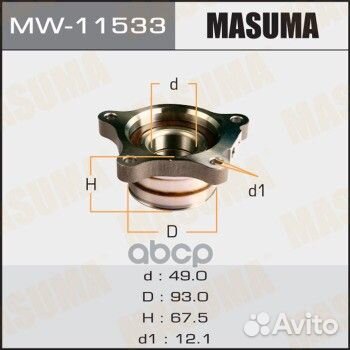 Ступичный узел masuma rear land cruiser, LX570