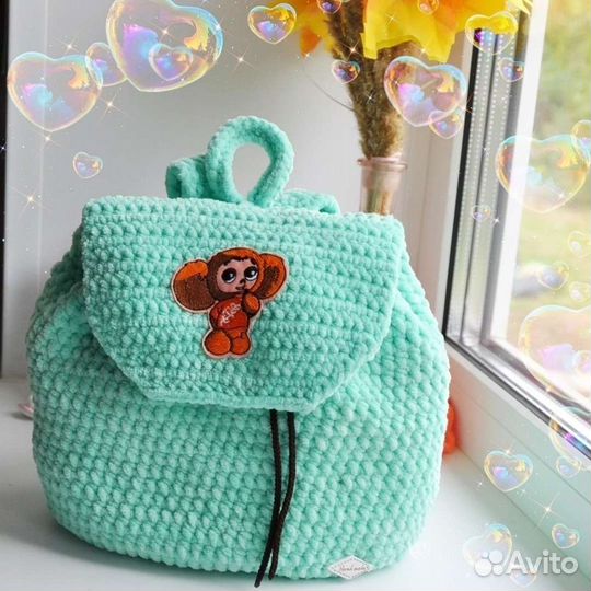 Рюкзак детский плюшевый