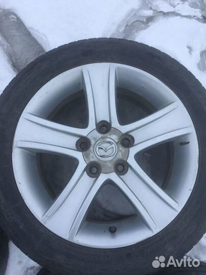 Диски Мазда оригинал r16 шины 205/55