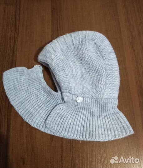 Шапочка-капор зимняя для малыша