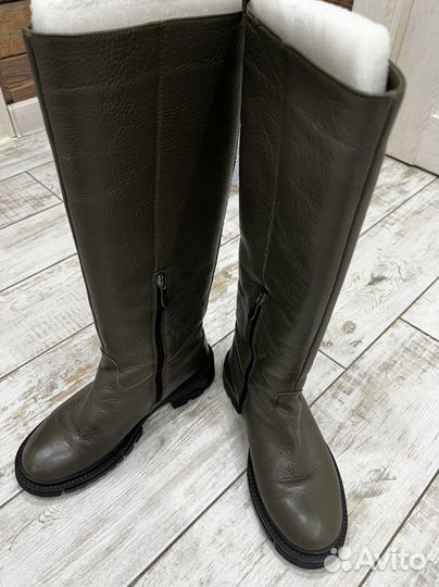 Сапоги натуральная кожа, 37(23,7 см)