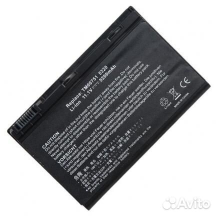 Аккумулятор для ноутбука Acer TravelMate 7520, 752