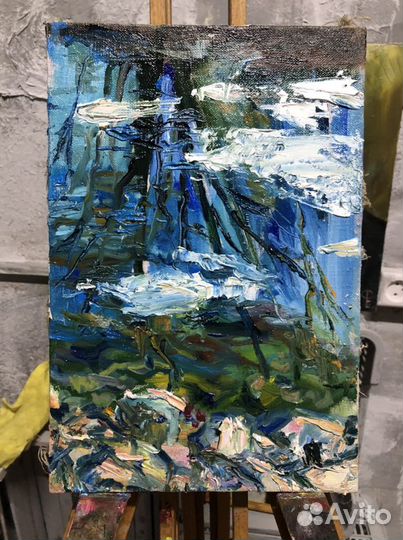 Картина маслом пейзаж