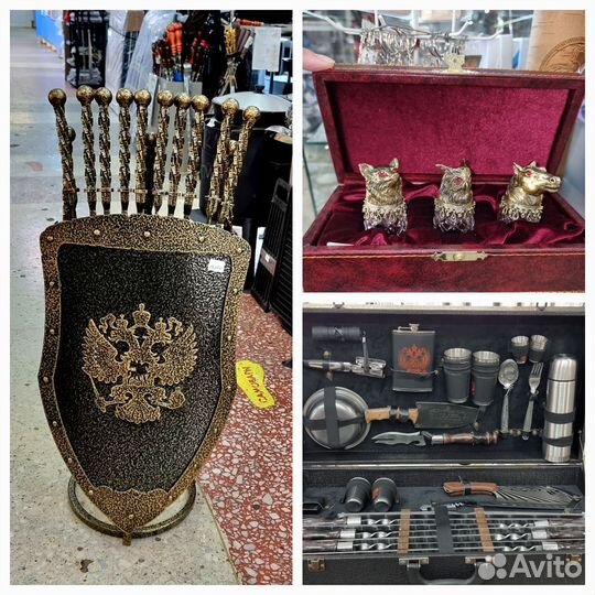 Шампура с деревянной ручкой