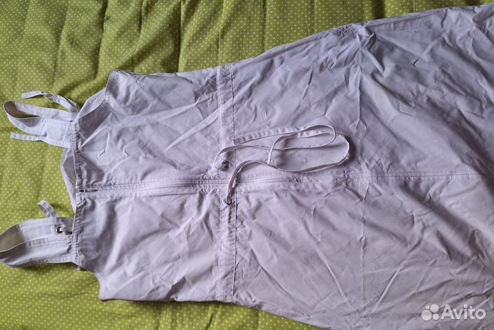 Сарафан белый длинный