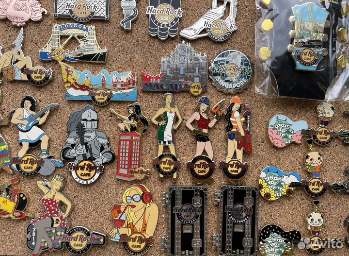 Значок Hard rock cafe / Хард Рок Кафе