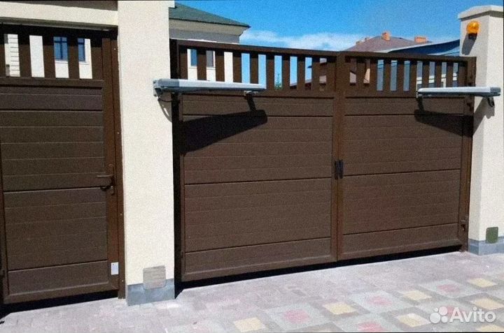 Автоматические распашные ворота