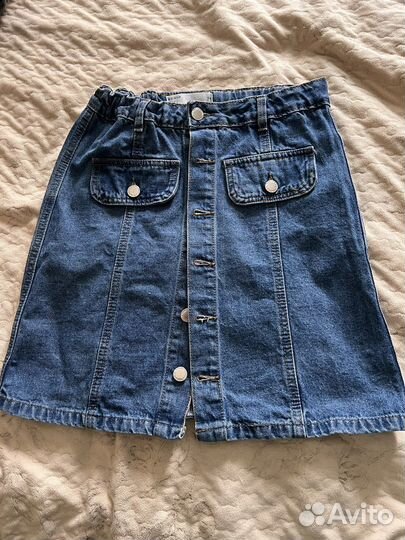 Юбка джинсовая
