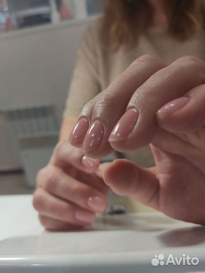 Маникюр, гель лак, моделирование, ногти