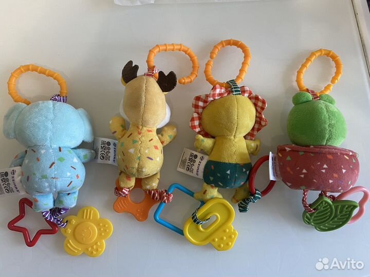 Игрушка подвеска на коляску 2 в 1