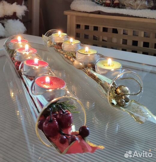 Подсвечники со сменным декором