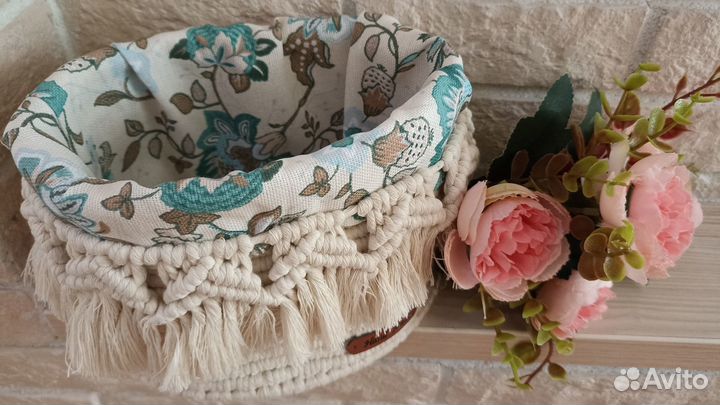 Эко товары. Корзина для хранения. Декор для дома