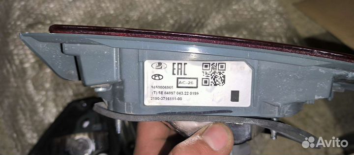 Фонари задние LADA веста