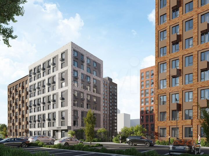 2-к. квартира, 66,3 м², 12/15 эт.