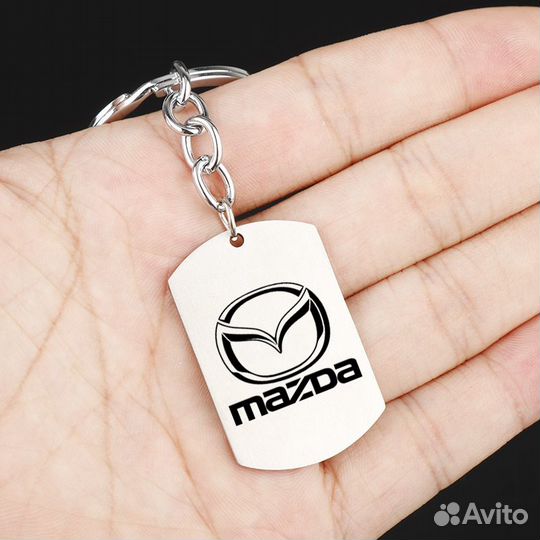 Брелок жетон для ключей с логотипом 