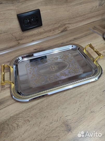 Поднос металлический новый