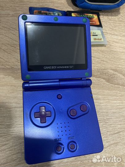 Gameboy Advance sp IPS MOD + Flash картридж EZ