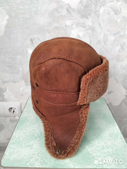 Мужская шапка из овчины