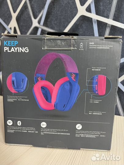 Игровые наушники logitech g435