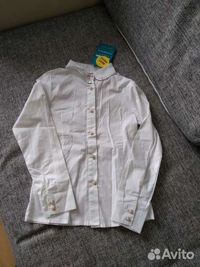 Блузка школьная акула 140