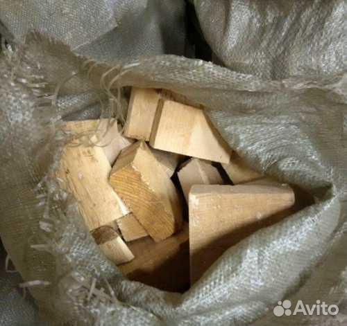 Опилки в мешках и обрезь