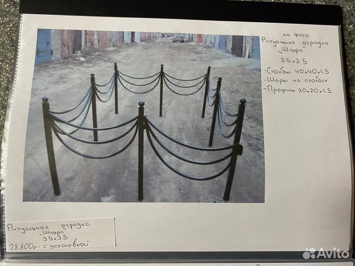 Ритуальные оградки