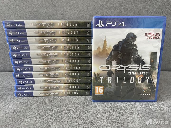 Crysis Remastered Trilogy PS4 / PS5 Диск (Рус)