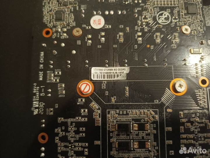 Видеокарта Palit Geforce GTX 1660 Stormx