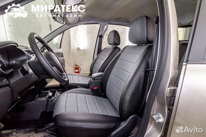 Авточехлы Лада Гранта / Экокожа полоса