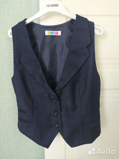 Жилетка для девочки школьная 134