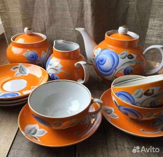 Дулевский чайный сервиз