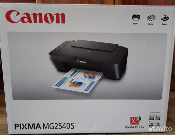 Принтер струйный мфу canon mg2540s