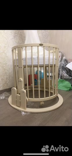 Детская кроватка с маятником comfort baby 6 в 1