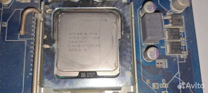 Материнская плата с процессором LGA775