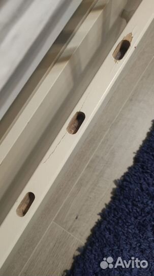 Детская кроватка с маятником Лель массив дерева