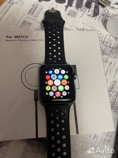 Часы apple watch 3 38 mm 100%