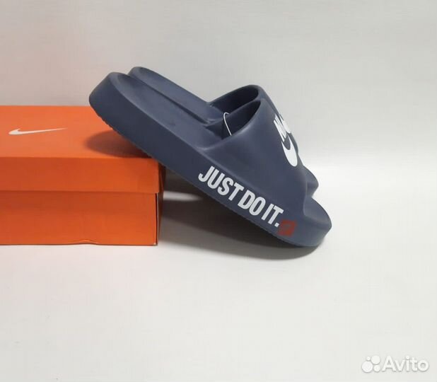 Шлепанцы мужские Nike р-ры 46.47 артикул 333 синий