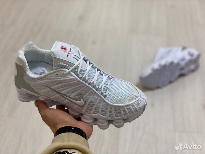 Кроссовки Nike Shox TL White (36-45)